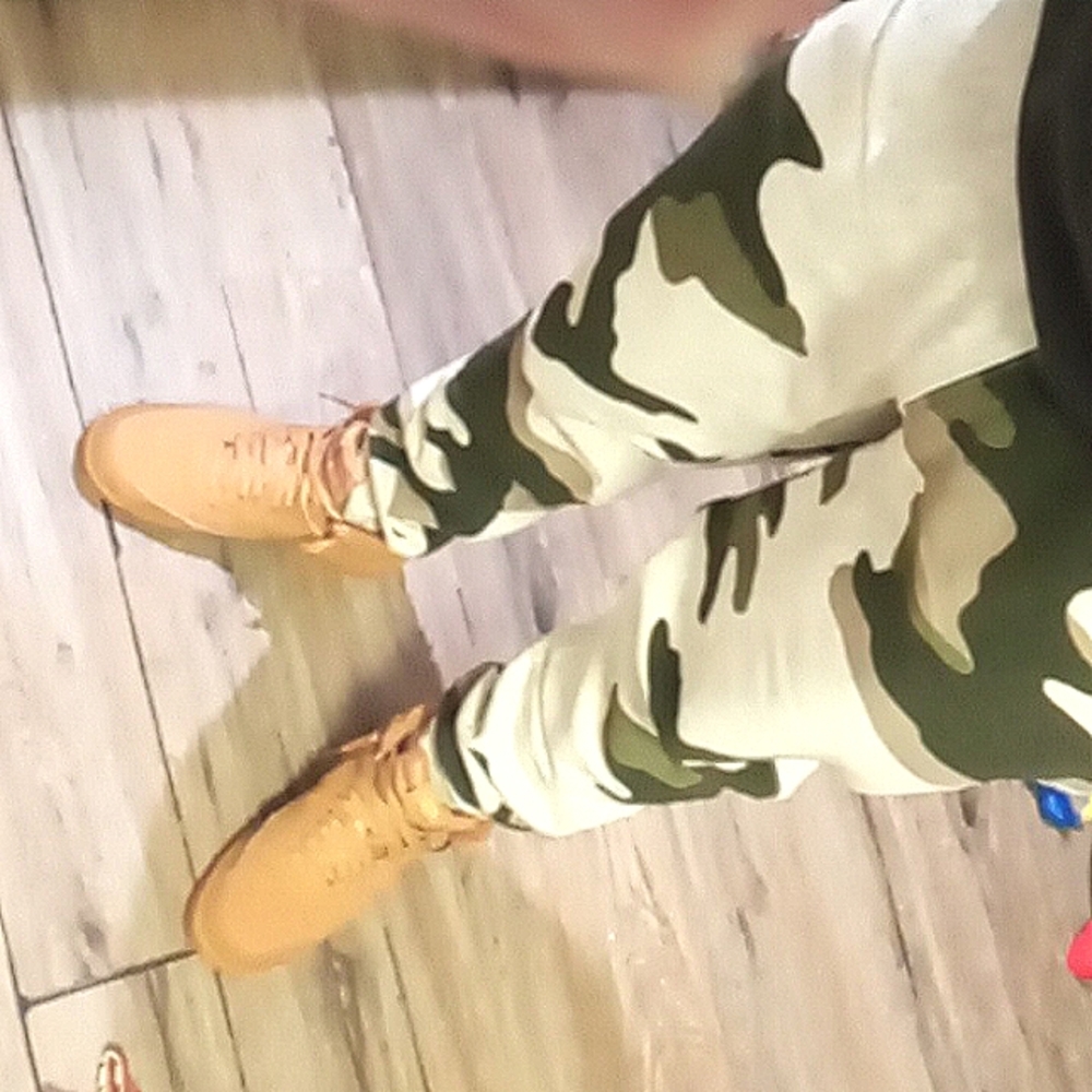 Champion Sweatpants camo Large Reserve weave rare sweatpants